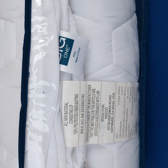 🆕The Big One Microfiber Deep-Pocket Mattress Pad with Scotchgard Full Size 🆕 - Picture 9 of 10